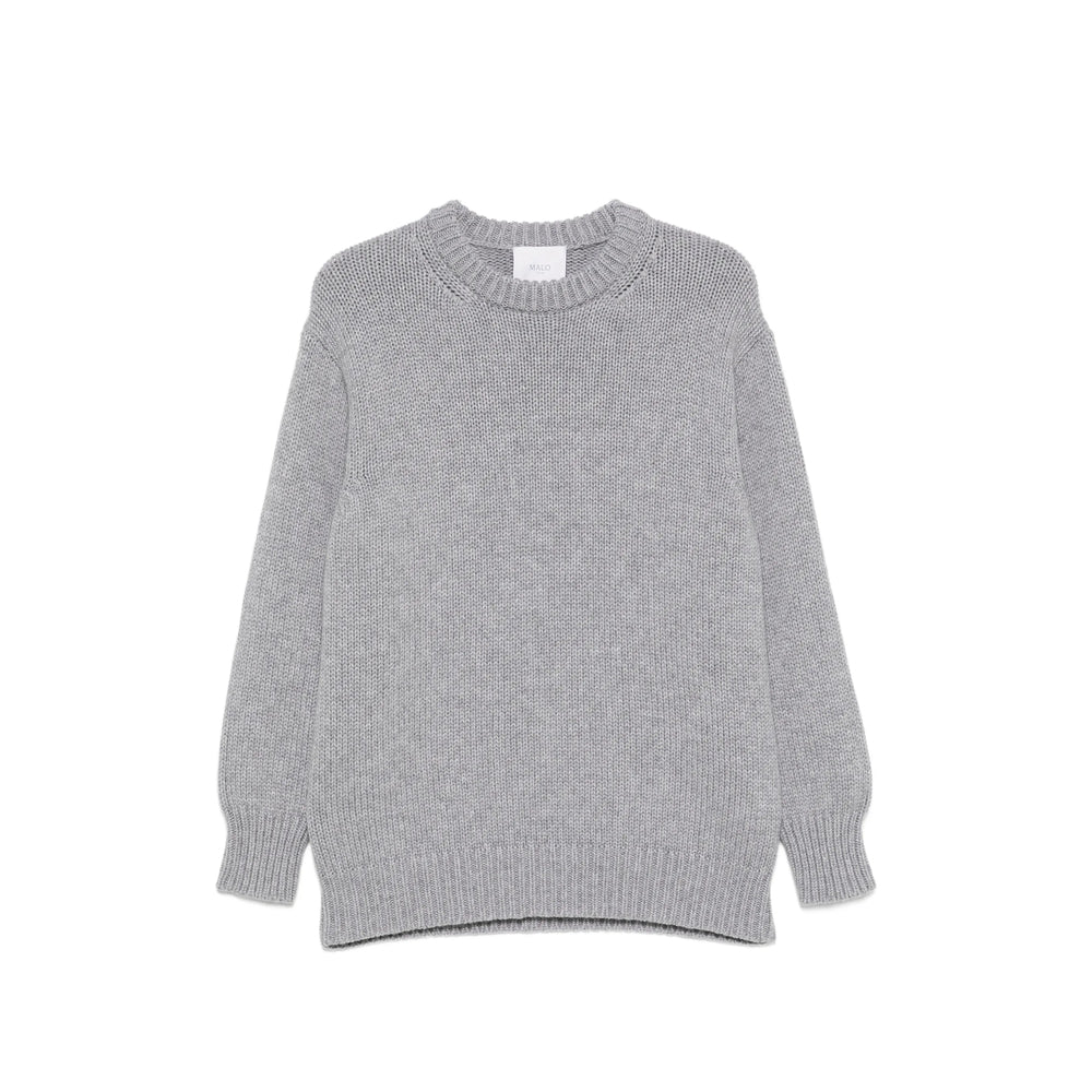 Malo Grey Knitwear - Jumpers Women
