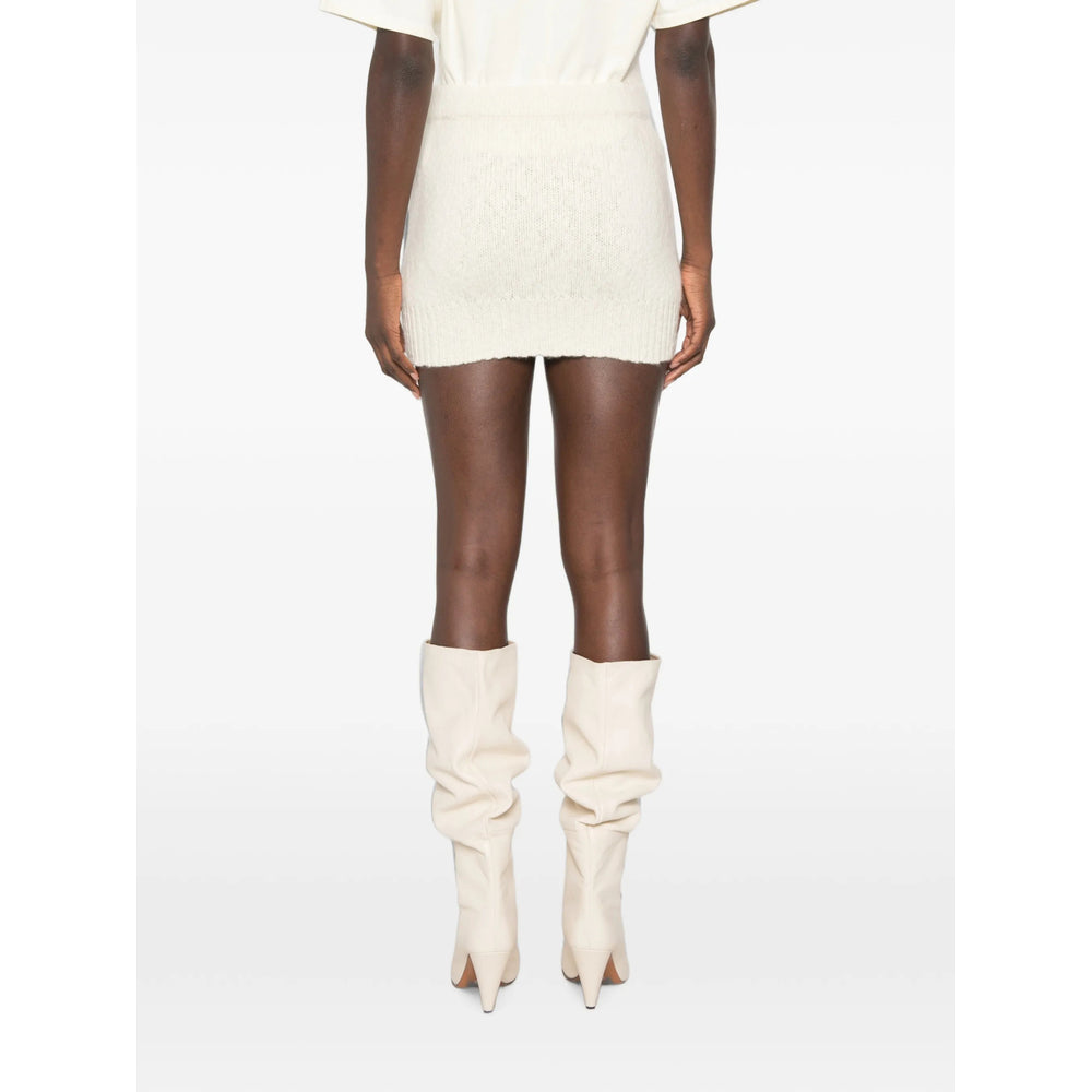Malo White Skirts - Straight Skirts Women