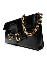 Gucci Women Narrow Horsebit Shoulder Bag Medium Size