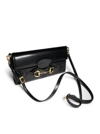 Gucci Women Narrow Horsebit Shoulder Bag Medium Size