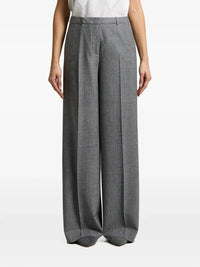 Peserico Women Micro Houndstooth Palazzo Pants With Lurex