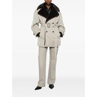 Alexander Wang Alexander Wang Neutrals Coats - Double Breasted & Peacoats Women