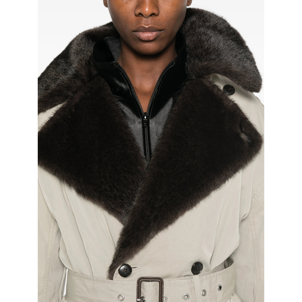 Alexander Wang Alexander Wang Neutrals Coats - Double Breasted & Peacoats Women
