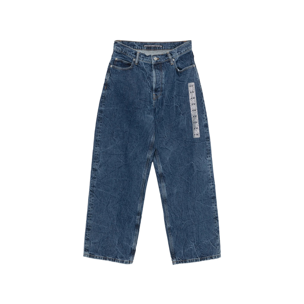 Alexander Wang Alexander Wang Blue Denim - Wide-Leg Jeans Women
