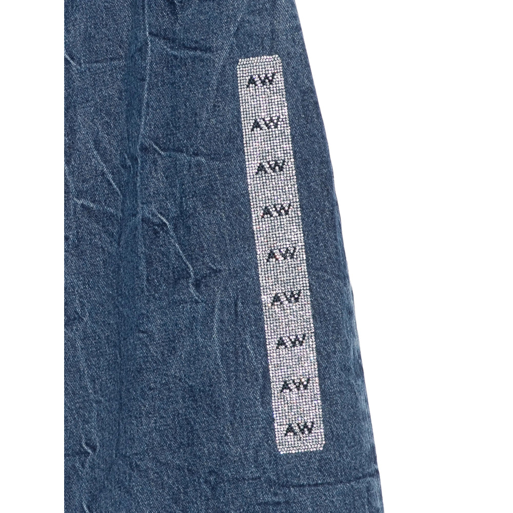 Alexander Wang Alexander Wang Blue Denim - Wide-Leg Jeans Women