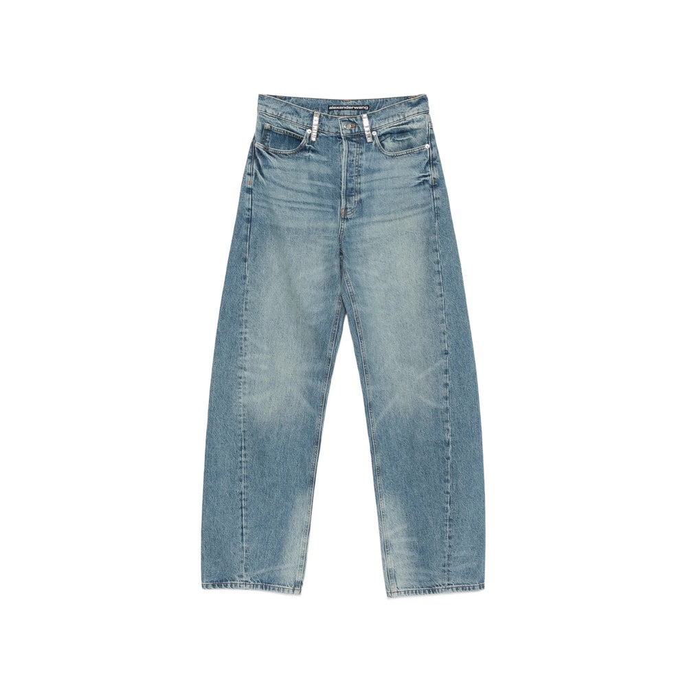 Alexander Wang Alexander Wang Blue Denim - Wide-Leg Jeans Women