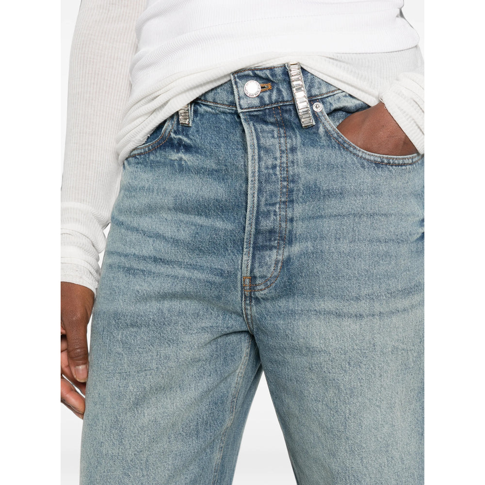Alexander Wang Alexander Wang Blue Denim - Wide-Leg Jeans Women