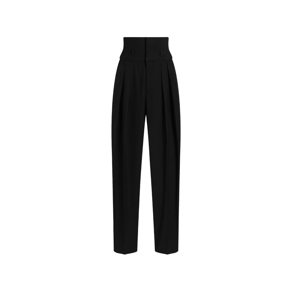 Dolce & Gabbana Black Trousers - High-Waisted Trousers Women
