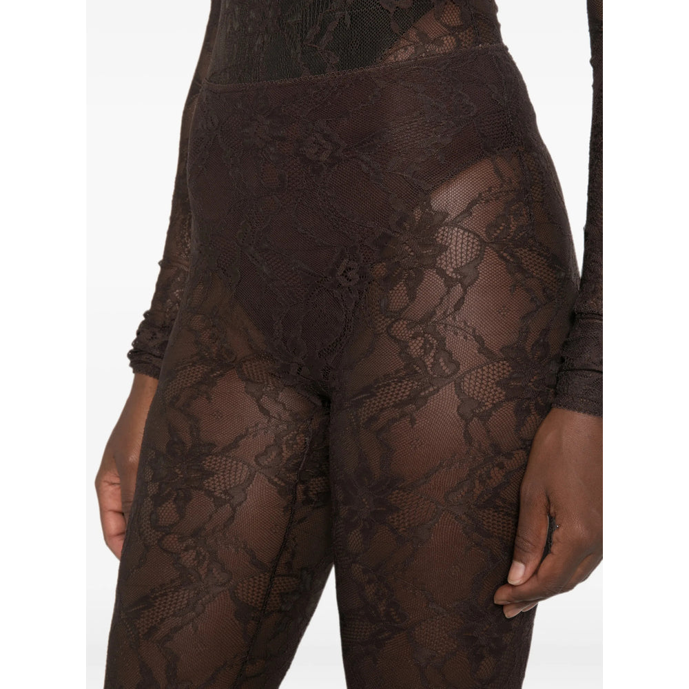 The Andamane Brown Trousers - Leggings Women