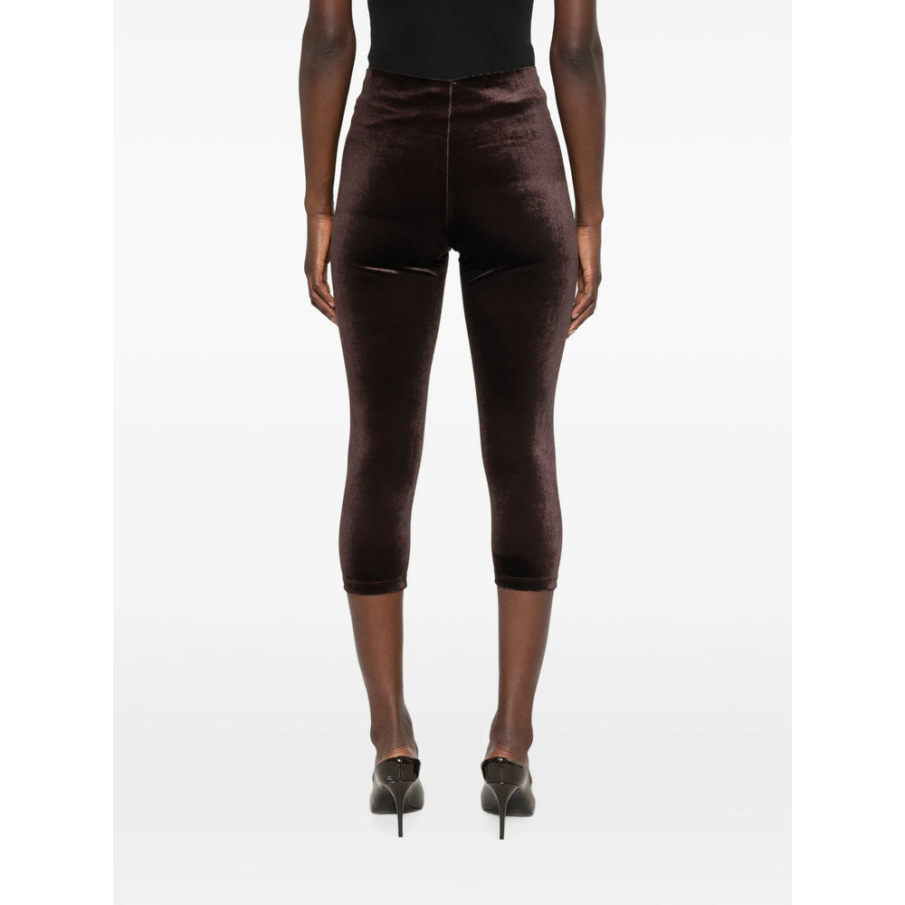 The Andamane The Andamane Brown Trousers - Cropped Trousers Women