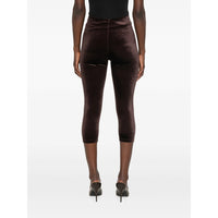 The Andamane The Andamane Brown Trousers - Cropped Trousers Women