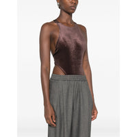 The Andamane The Andamane Brown Tops - Vests & Tank Tops Women