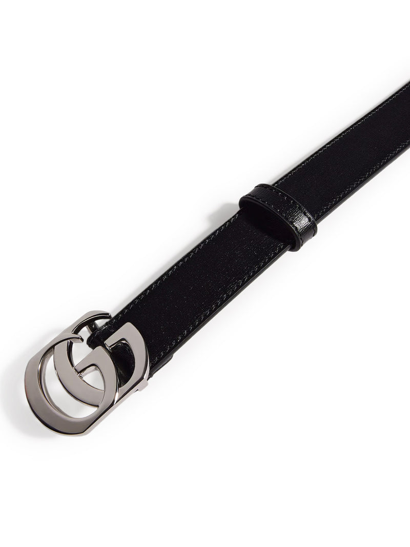 Gucci Gucci Women Gg Marmont Thin Cut Belt