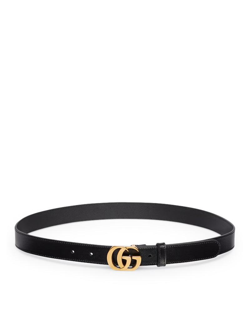 Gucci Gucci Women Gg Marmont Thin Cut Belt