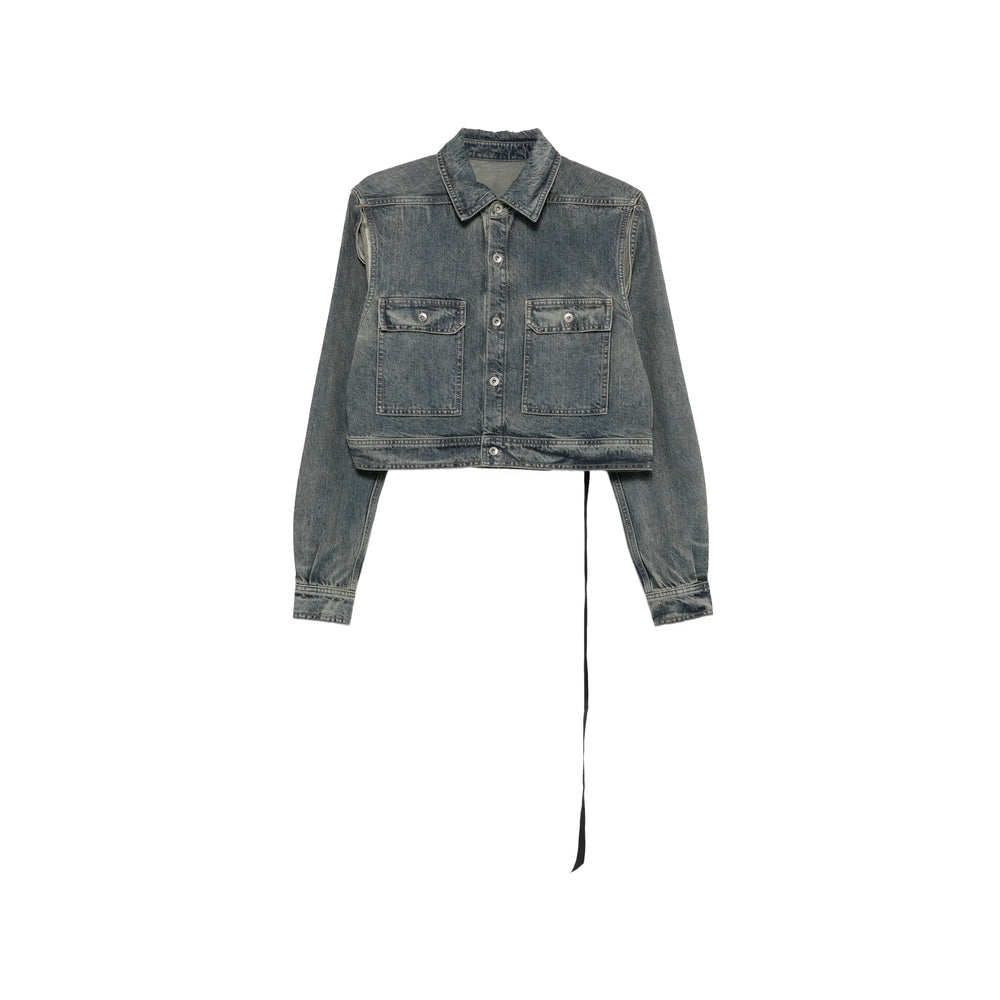 Rick Owens Drkshdw Rick Owens Drkshdw Blue Jackets - Denim Jackets Women
