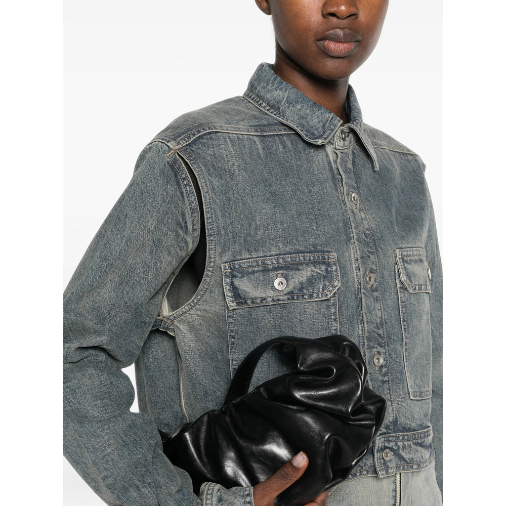 Rick Owens Drkshdw Rick Owens Drkshdw Blue Jackets - Denim Jackets Women
