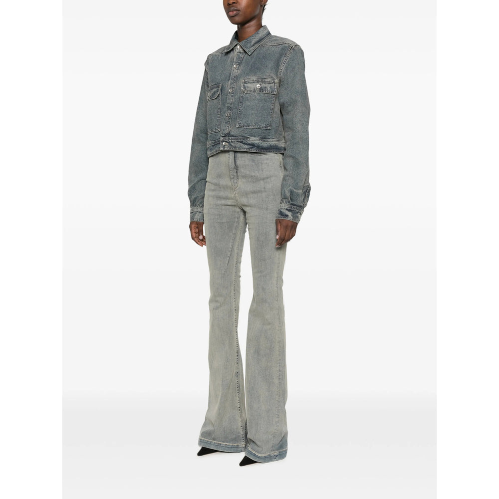 Rick Owens Drkshdw Rick Owens Drkshdw Blue Jackets - Denim Jackets Women