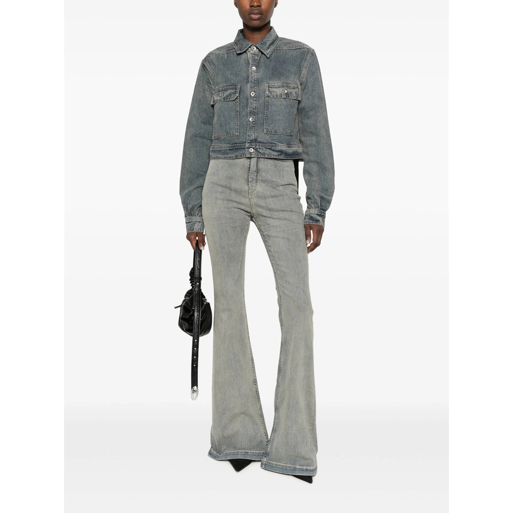 Rick Owens Drkshdw Rick Owens Drkshdw Blue Jackets - Denim Jackets Women