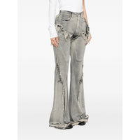 Rick Owens Drkshdw Grey Denim - Bootcut Jeans Women