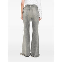 Rick Owens Drkshdw Grey Denim - Bootcut Jeans Women
