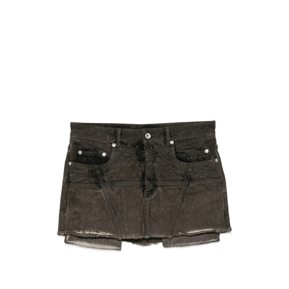 Rick Owens Drkshdw Rick Owens Drkshdw Grey Skirts - Asymmetric & Draped Skirts Women