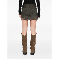 Rick Owens Drkshdw Rick Owens Drkshdw Grey Skirts - Asymmetric & Draped Skirts Women