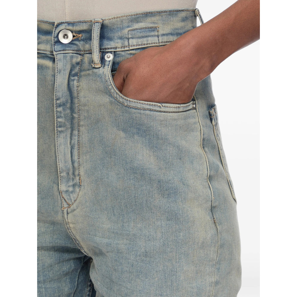 Rick Owens Drkshdw Rick Owens Drkshdw Blue Denim - Flared Jeans Women