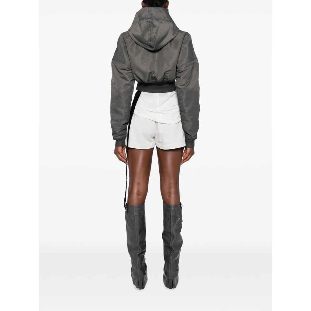 Rick Owens Drkshdw Rick Owens Drkshdw Grey Jackets - Cropped Jackets Women