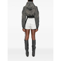 Rick Owens Drkshdw Rick Owens Drkshdw Grey Jackets - Cropped Jackets Women