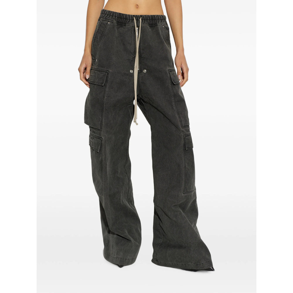 Rick Owens Drkshdw Rick Owens Drkshdw Grey Trousers - Straight Trousers Women
