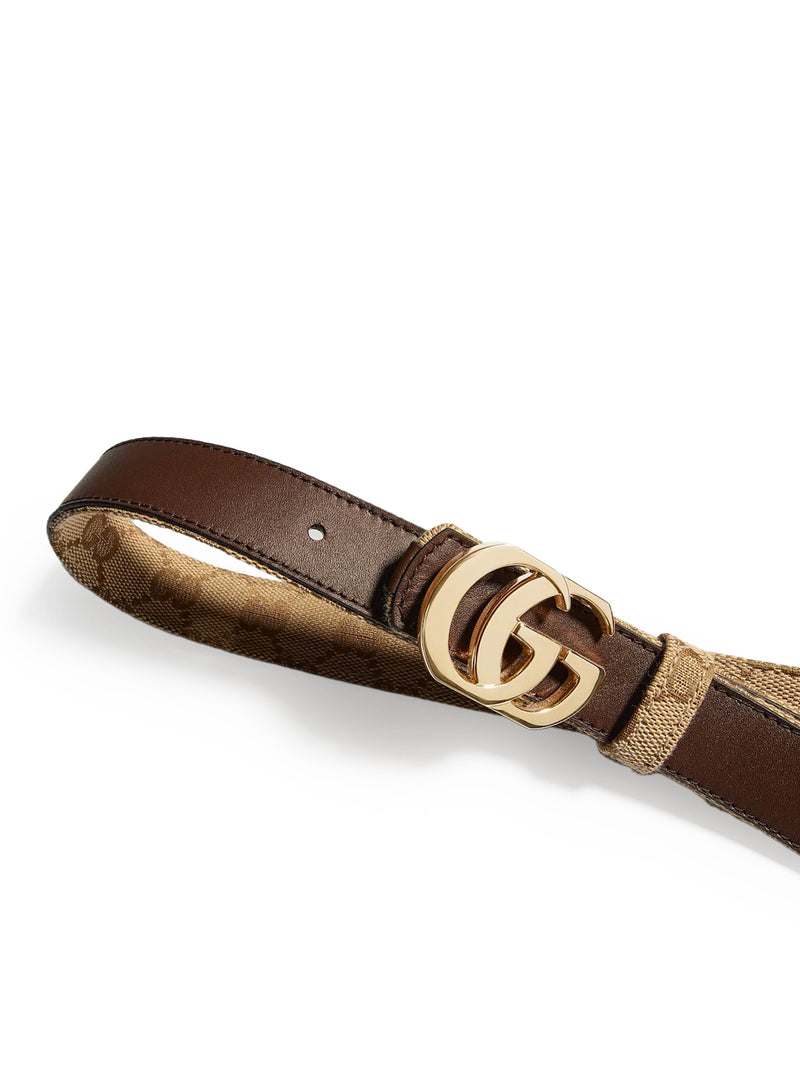 Gucci Women Reversible Cut Gg Marmont Belt