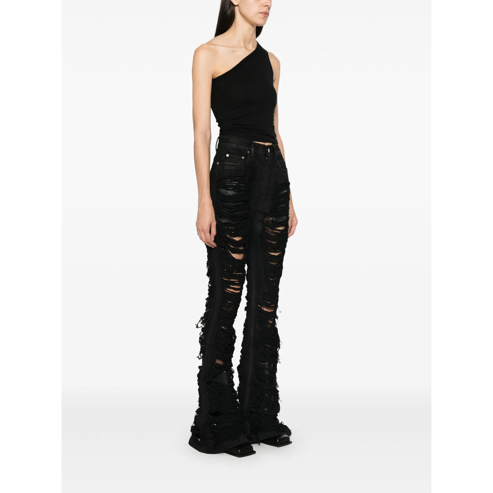 Rick Owens Drkshdw Rick Owens Drkshdw Black Tops - Vests & Tank Tops Women