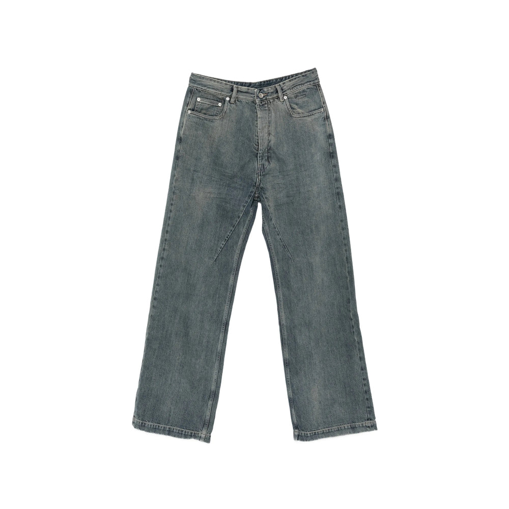 Rick Owens Drkshdw Blue Denim - Wide-Leg Jeans Men