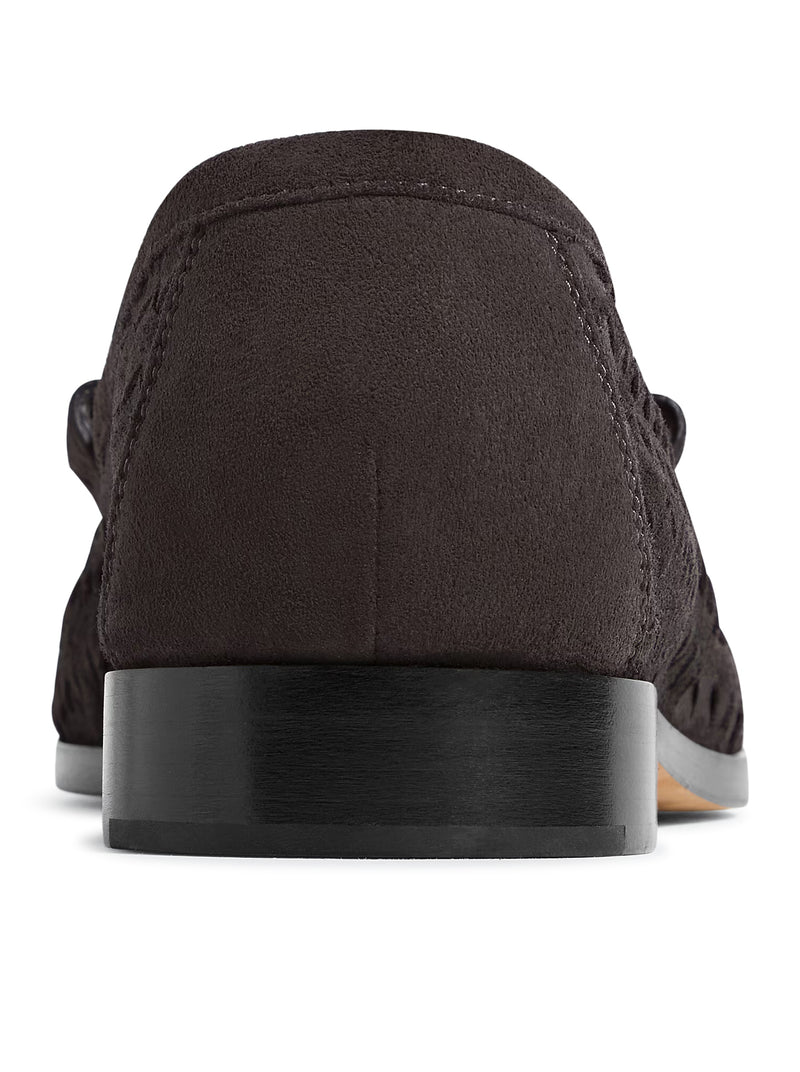 Bottega Veneta Men Silenzio Suede Loafers