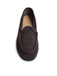 Bottega Veneta Men Silenzio Suede Loafers