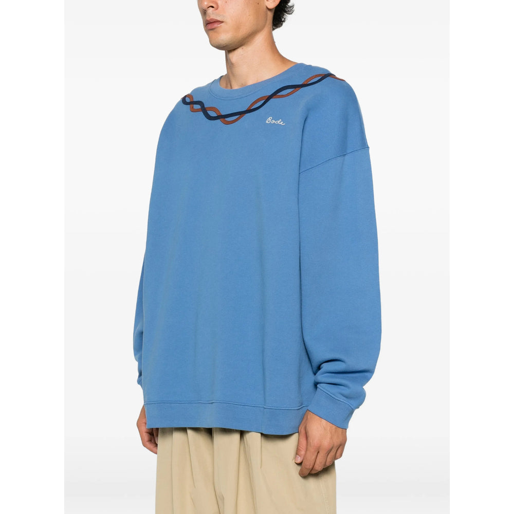 Bode Blue Sweaters & Knitwear - Sweatshirts Men