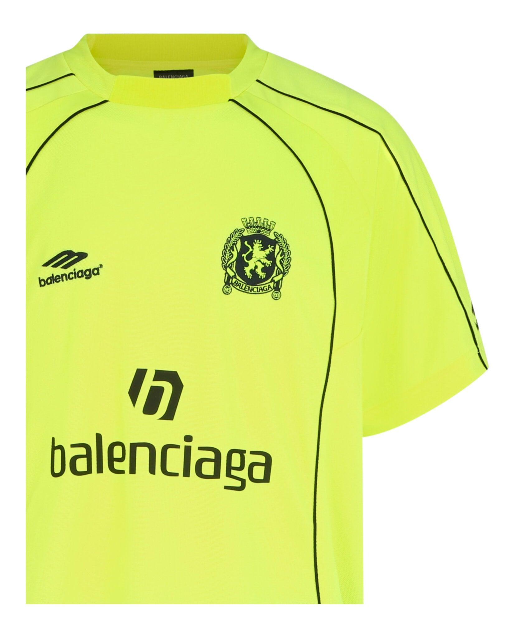ウェア balenciaga  soccer jersey Balenciaga Mens Oversized Soccer Jersey – Bluefly