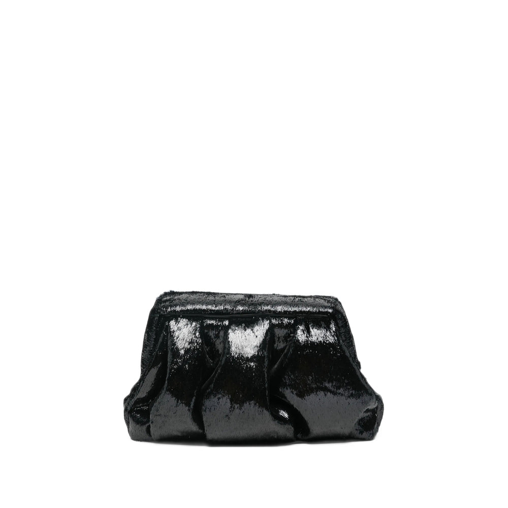 Themoirè Black Clutch Bags Women