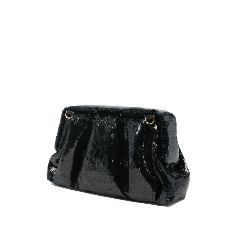 Themoirè Black Clutch Bags Women