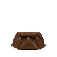 Themoirè Brown Clutch Bags Women