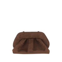 Themoirè Brown Clutch Bags Women