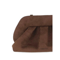 Themoirè Brown Clutch Bags Women