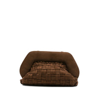 Themoirè Brown Clutch Bags Women