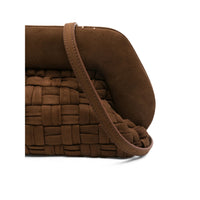 Themoirè Brown Clutch Bags Women