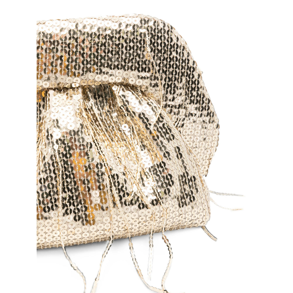 Themoirè Gold Clutch Bags Women