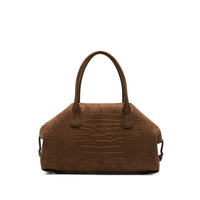 Themoirè Brown Tote Bags Women