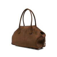 Themoirè Brown Tote Bags Women