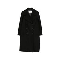 Dries Van Noten Black Coats - Double Breasted & Peacoats Women