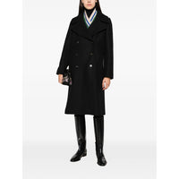 Dries Van Noten Black Coats - Double Breasted & Peacoats Women