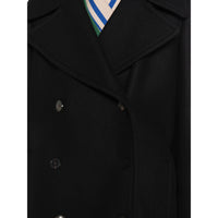 Dries Van Noten Black Coats - Double Breasted & Peacoats Women